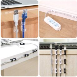 Vỉ 20 Nút Nhựa Trong Suốt - Nẹp Dán Tường Giữ Dây - Kẹp Dán Tường Cố Định Dây Điện, Dây Mạng, Dây Máy Tính - TakyShop 5733 5 20210831 155141256 iOS 1