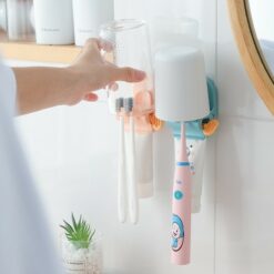 Kẹp Ép Kem Đánh Răng - Treo Bàn Chải - Úp Cốc - Dụng Cụ Đa Năng Dán Tường Phòng Tắm Tiện Dụng - TakyShop 4019 8 z3665323699599 db3504a740e60aafceb1d7ec4684d8ce