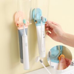 Kẹp Ép Kem Đánh Răng - Treo Bàn Chải - Úp Cốc - Dụng Cụ Đa Năng Dán Tường Phòng Tắm Tiện Dụng - TakyShop 4019 4 z3665323720475 597ff97d1bab87ef9dcdd6acf11aa0a6